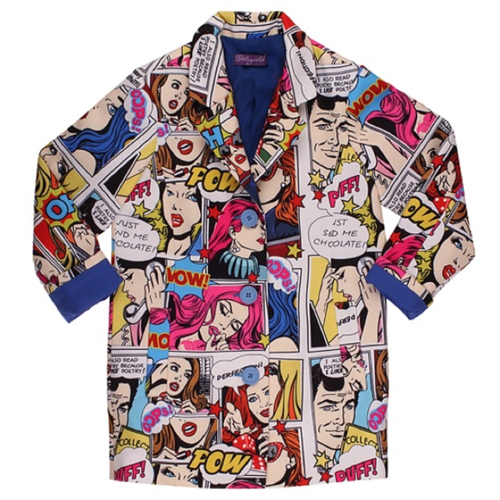 Pop Art Coat for a Girl